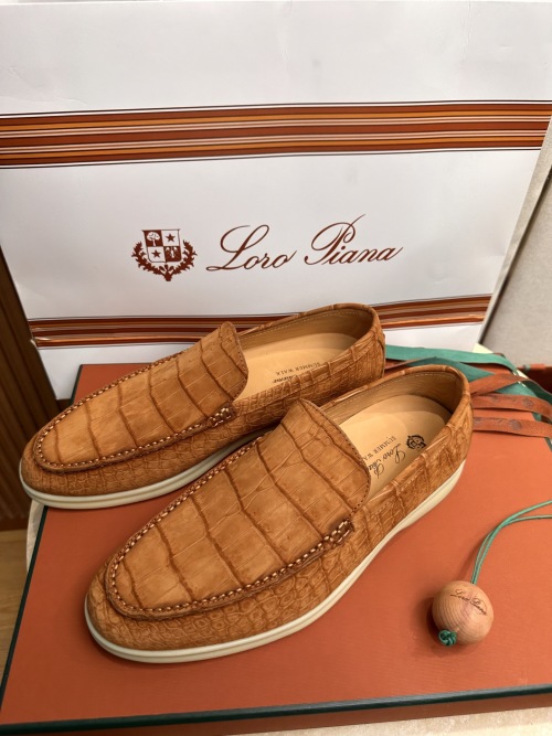 Loro Piana Men's Alligator Leather Loafers - Luxurious Style and Comfort 1 Loro Piana Men's Alligator Leather Loafers - Luxurious Style and Comfort