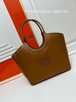 The Quality Replica
 MiuMiu Tote Bags Knockoff Highest Quality
 Sewing Calfskin Cowhide
