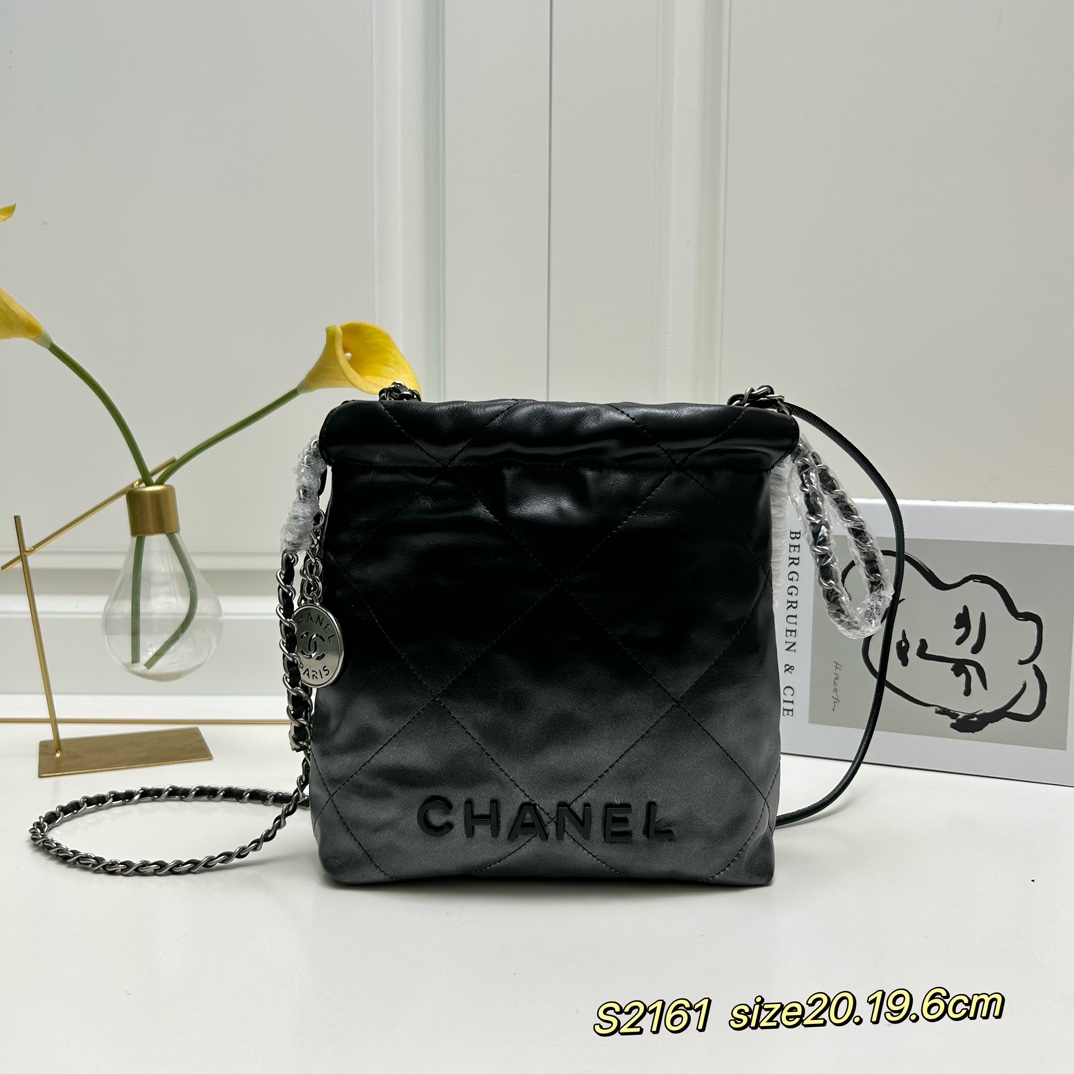 Chanel Crossbody & Shoulder Bags Silver Mini