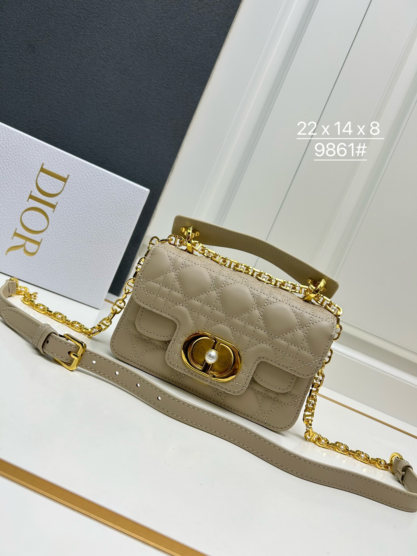 Dior 1:1
 Bags Handbags Customize The Best Replica
 Black White Cowhide Resin Spring/Summer Collection Chains