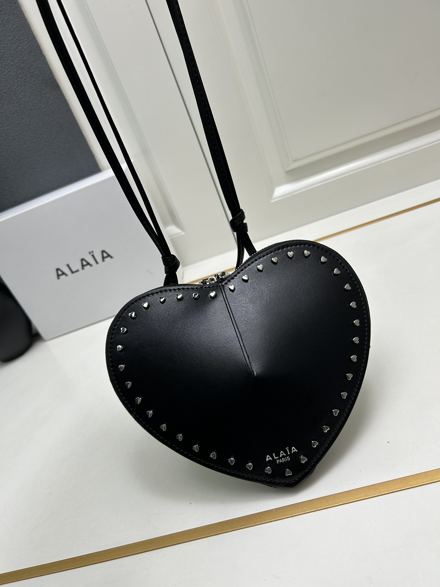 400 配盒子 ALAIA Coeur bag 爱心包单肩斜挎包