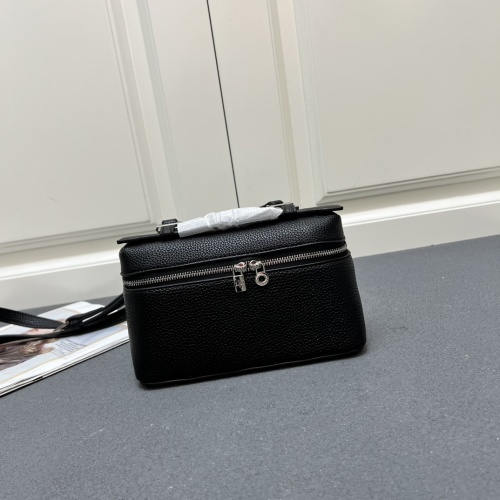 Classic Leather Lunch Box Bag with Shoulder Strap - Versatile & Stylish 1 Classic Leather Lunch Box Bag with Shoulder Strap - Versatile & Stylish