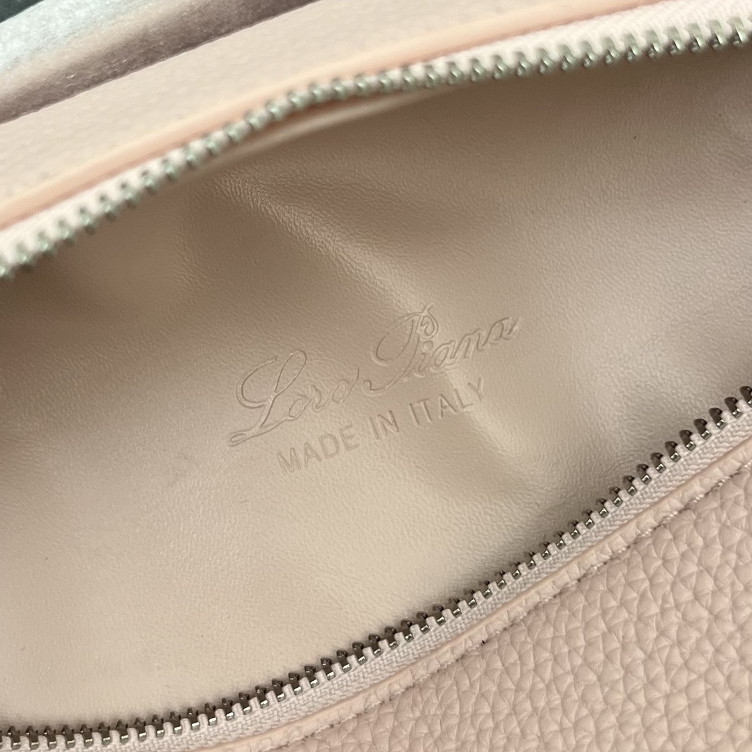 Elegant Pink Leather Lunch Box Bag with Shoulder Strap - 19.5x6.5x12cm 10 i1740370110 7732 5