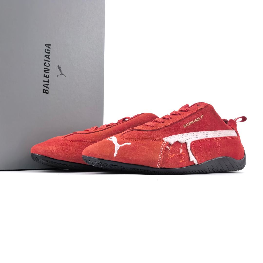p200全新B版巴黎世家联名款The Open Product x Puma Speedcat 极速赛车系列彪马低帮生活休闲鞋 406519-03