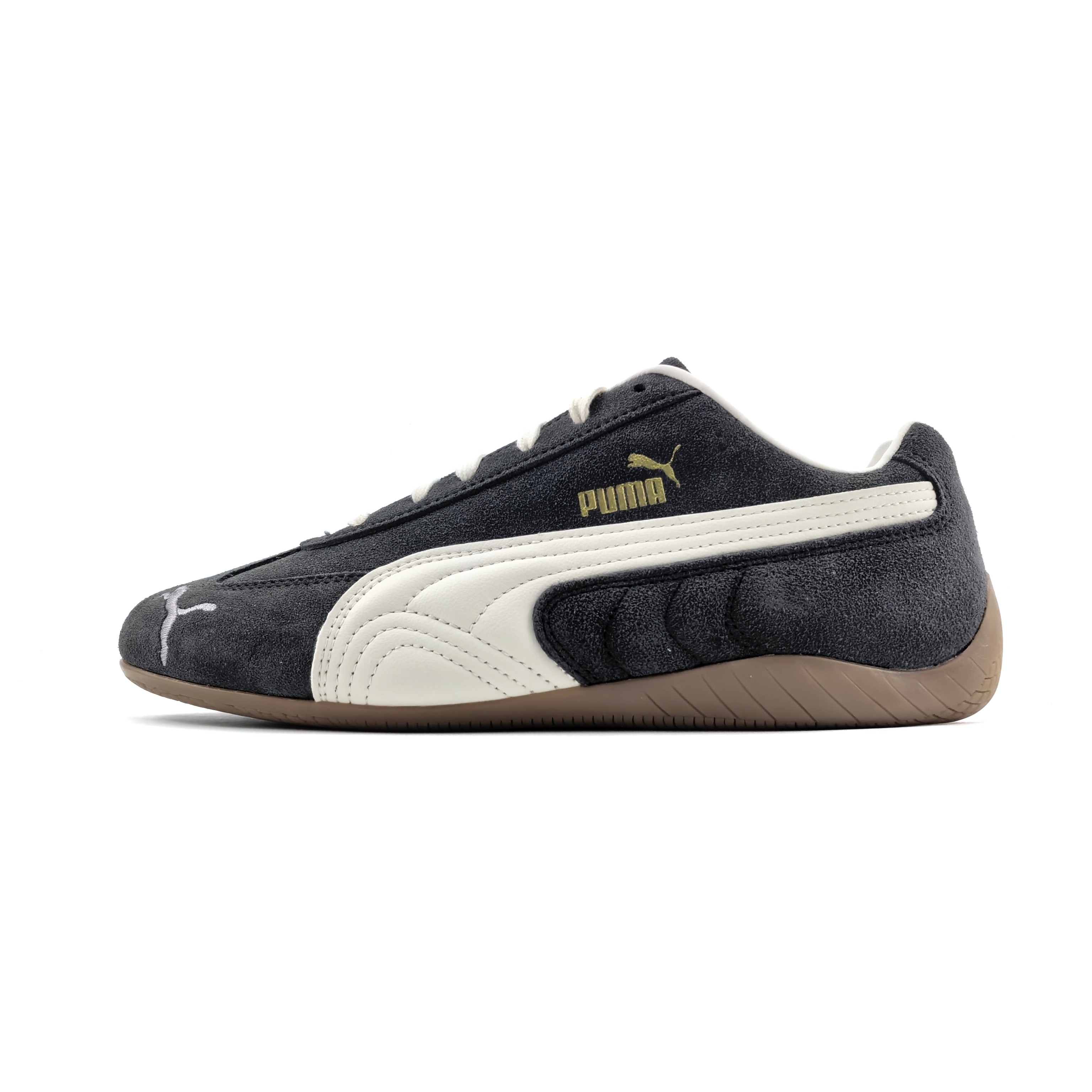 P200CS版The Open Product x Puma Speedcat 极速赛车系列彪马低帮生活休闲鞋 深灰米 403688-03