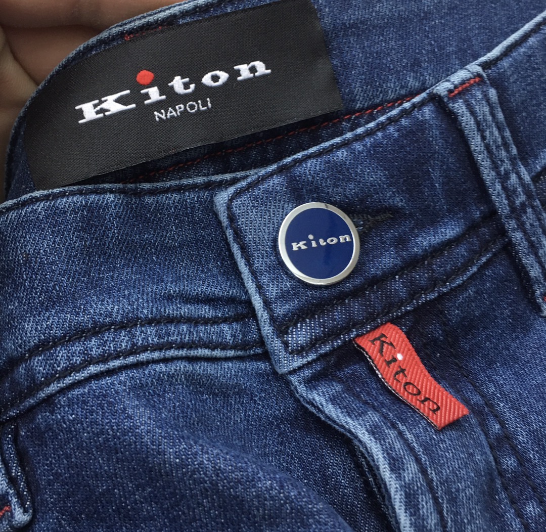 P696 Kiton.25 Men’s Jeans: Sophisticated Production, Classic Style for Autumn/Winter - 图片 4