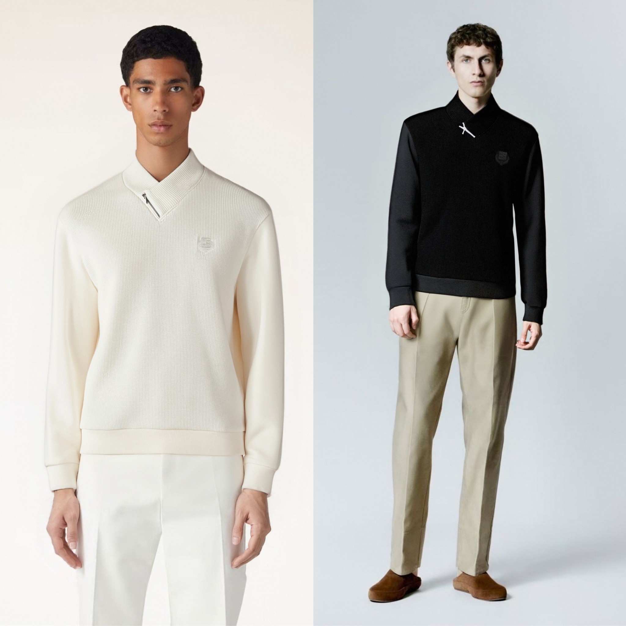 NO:529114,[New counter products] [BC] Shanghai Trading Company Product, pure blood quality, high-quality products, official sales!  Brun*llo Cucin*lli men's high-end business and casual merino wool blend sweater. BC is from Italy's world's top luxury brand, known as the low-key luxury of cashmere and the 'real luxury in the clothing industry'!  Fashion with typical Italian style is quite exquisite in fabric selection and craftsmanship, which is very consistent with the aesthetic tone of BC. It is low-key and luxurious, elegant and noble, and the beautiful flower twisting craft elements create a very fashionable visual effect!  Customer-supplied high-quality Australian Merino combed fabric, made of heavy pure wool, is a very high-quality and expensive material. The texture of the fabric is softer and more delicate, and the velvet feels warm and affinity. The touch is self-evident. It is not thorny when worn close to the body. It is thick and warm and has excellent effect on keeping warm and cold!  The upper body has excellent effect, strong compatibility, no age difference, very versatile and elegant, full of taste and texture. It is very amazing whether it is worn inside or alone. It is a single item with extremely high practical wearability!  Color beige black Size 48 50 52 54 56 Size data 48: bust 98cm-length 65cm-shoulder width 44cm-sleeve length 64cm 50: bust 102cm-length 66cm-shoulder width 45cm-sleeve length 65cm 52: bust 106cm-length 67cm-shoulder width 46cm-sleeve length 66cm 54: bust 110cm-length 68cm-shoulder width 47cm-sleeve length 67cm 56: bust 114cm-length 69cm-shoulder width 48cm-sleeve length 68cm, brunello cucinelli,sweaters,alexander wang19860909【专柜新品】【BC】 上海贸易公司货,纯正血统品质,高级心水之物,官方同步售卖！Brun*llo Cucin*lli男士高端商务休闲美利奴羊毛混纺毛衣.BC来自意大利的世界顶级奢侈品牌,被誉为低调奢华的 “山羊绒之王” 和 “服装界真正的奢侈品”！颇具意大利典型风格的时装,在面料选取和工艺方面都相当考究,极符合 BC美学基调,低调且奢华,优雅且高贵,绝美的扭花工艺元素,缔造出颇为时髦的视觉效果！客供高定 澳洲美丽诺精梳面料,重磅纯羊毛定纺而成,颇为上乘矜贵的材质,面料质感更具软糯细腻,绒感自带温暖和亲和力,触感不言而喻,贴身穿着无任何扎刺感,厚实保暖御寒效果极好！上身效果绝佳,兼容性极强,无年龄之分,非常百搭优雅,品味气质感十足,无论内搭还是单穿都非常惊艳,属于实穿性极高的一款单品！ 颜色米色 黑色 尺码48 50 52 54 56 尺码数据 48码:胸围98cm-衣长65cm-肩宽44cm-袖长64cm 50码:胸围102cm-衣长66cm-肩宽45cm-袖长65cm 52码:胸围106cm-衣长67cm-肩宽46cm-袖长66cm 54码:胸围110cm-衣长68cm-肩宽47cm-袖长67cm 56码:胸围114cm-衣长69cm-肩宽48cm-袖长68cm,,brunello cucinelli,sweaters,alexander wang,Men's clothing