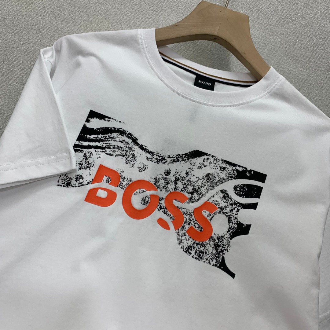 HUGO BOSS Camiseta de Manga Corta con Logo Estampado para Hombre 7 o 1itai81vivij123d10gg1tcqj3o5
