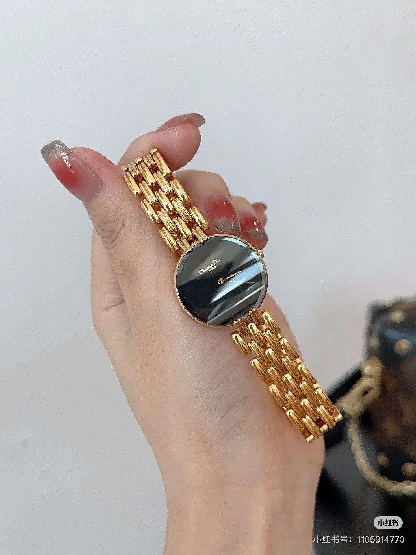 Luxurious Japan Watch: Gold and White, 28mm, Diordio Fashion Fairy for Girls - 图片 3
