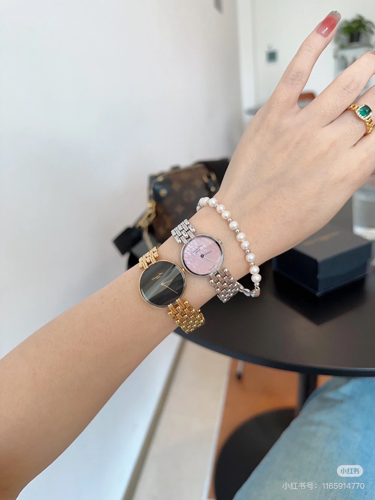 Luxurious Japan Watch: Gold and White, 28mm, Diordio Fashion Fairy for Girls - 图片 2