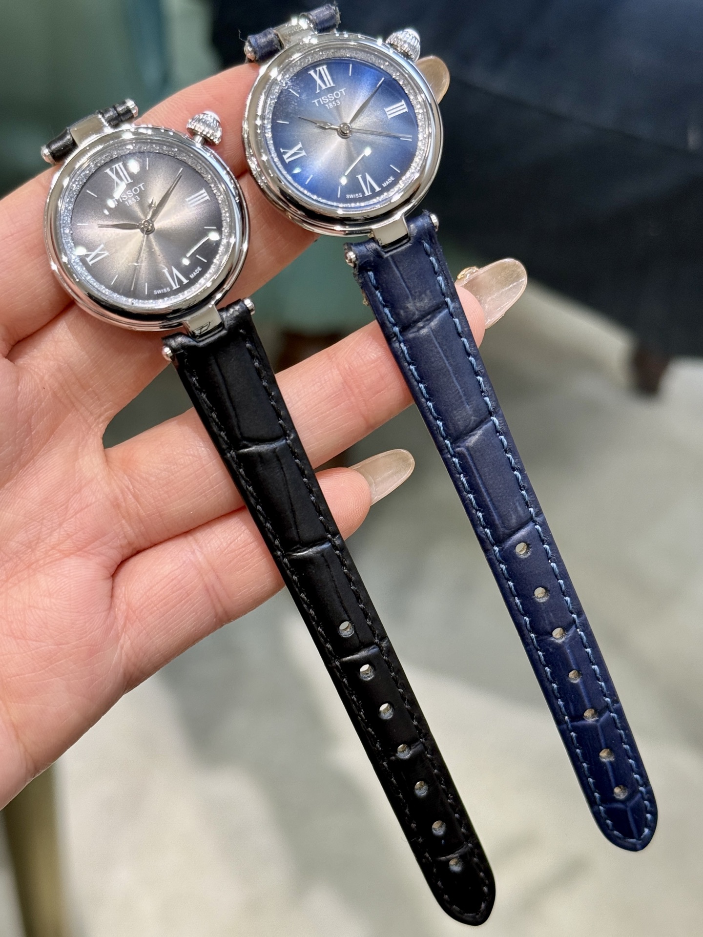 티쏘 T152 316 L 스틸 사파이어 쿼츠 여성 시계 레플리카 45553 Tissot 이미지 9