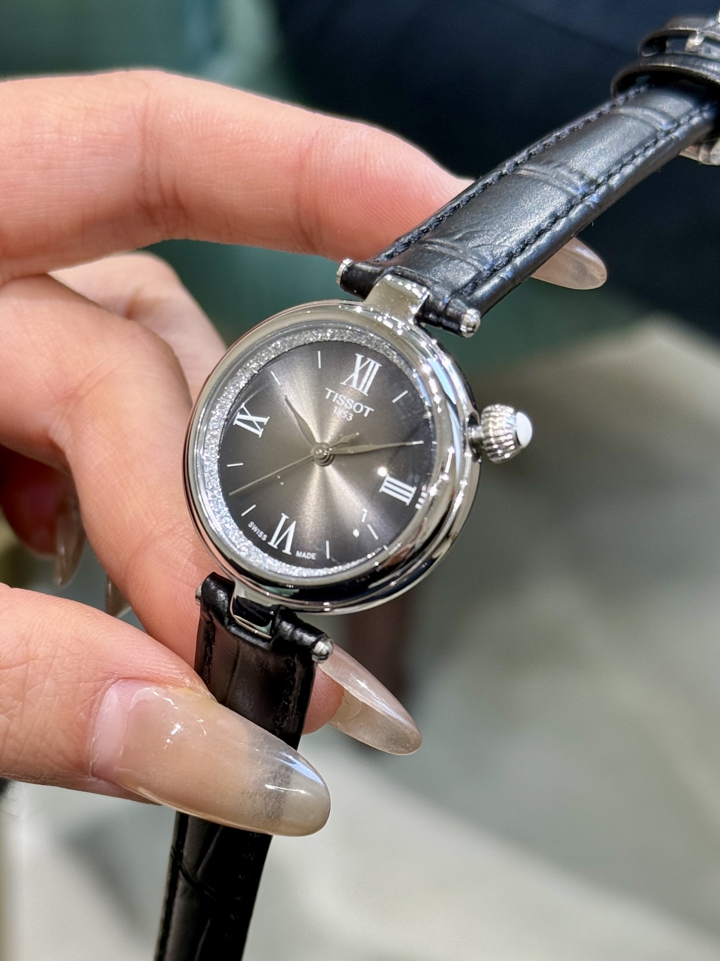 티쏘 T152 316 L 스틸 사파이어 쿼츠 여성 시계 레플리카 45553 Tissot 이미지 4