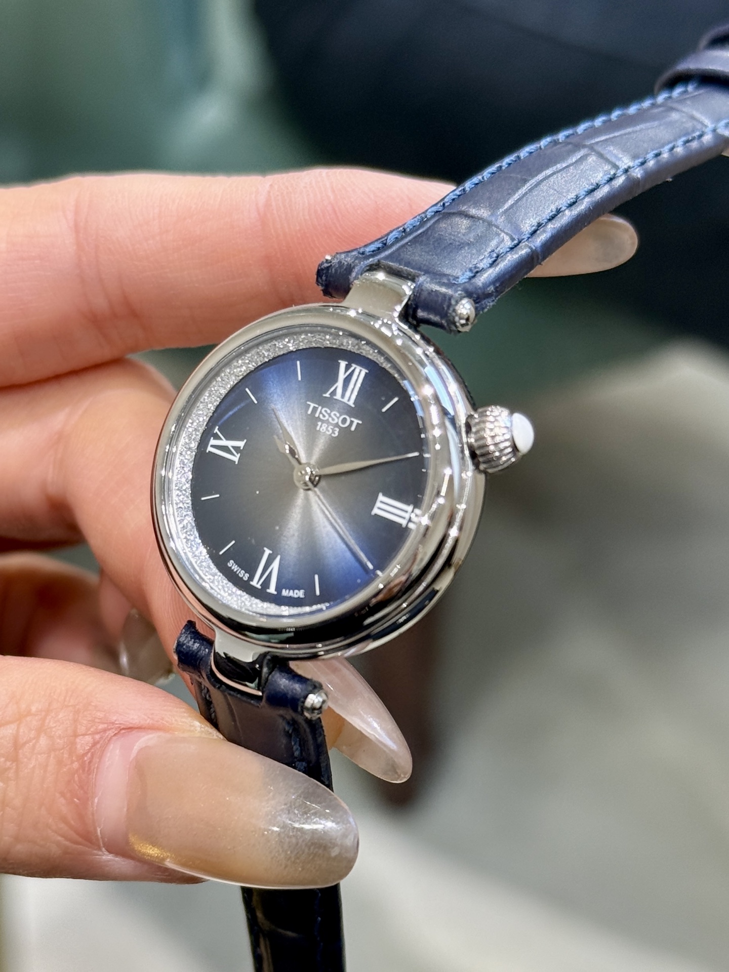 티쏘 T152 316 L 스틸 사파이어 쿼츠 여성 시계 레플리카 45553 Tissot 이미지 3