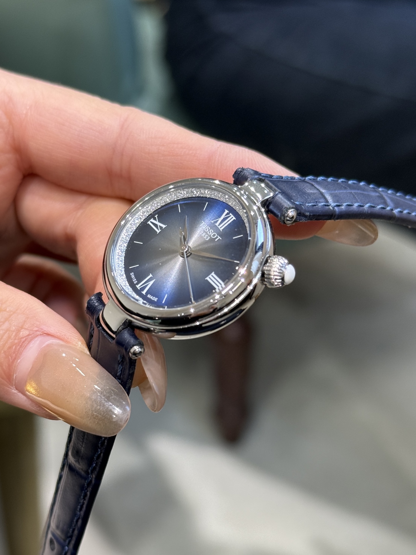 티쏘 T152 316 L 스틸 사파이어 쿼츠 여성 시계 레플리카 45553 Tissot 이미지 5