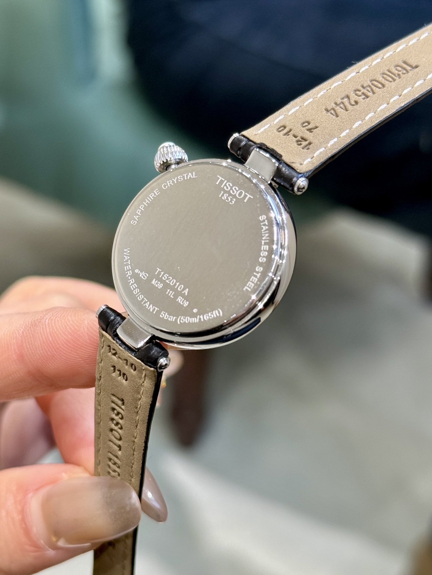 티쏘 T152 316 L 스틸 사파이어 쿼츠 여성 시계 레플리카 45553 Tissot 이미지 10