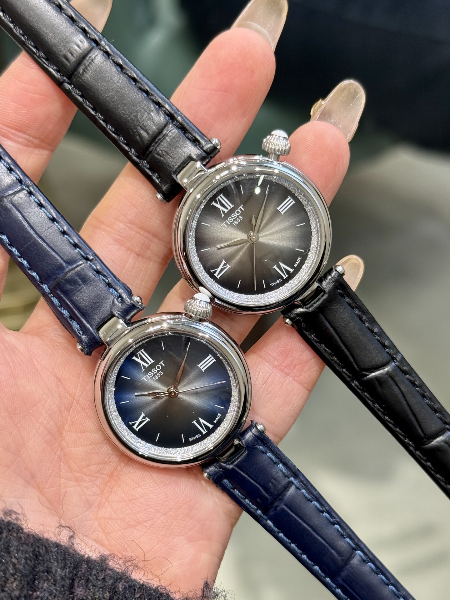 티쏘 T152 316 L 스틸 사파이어 쿼츠 여성 시계 레플리카 45553 Tissot 이미지 2