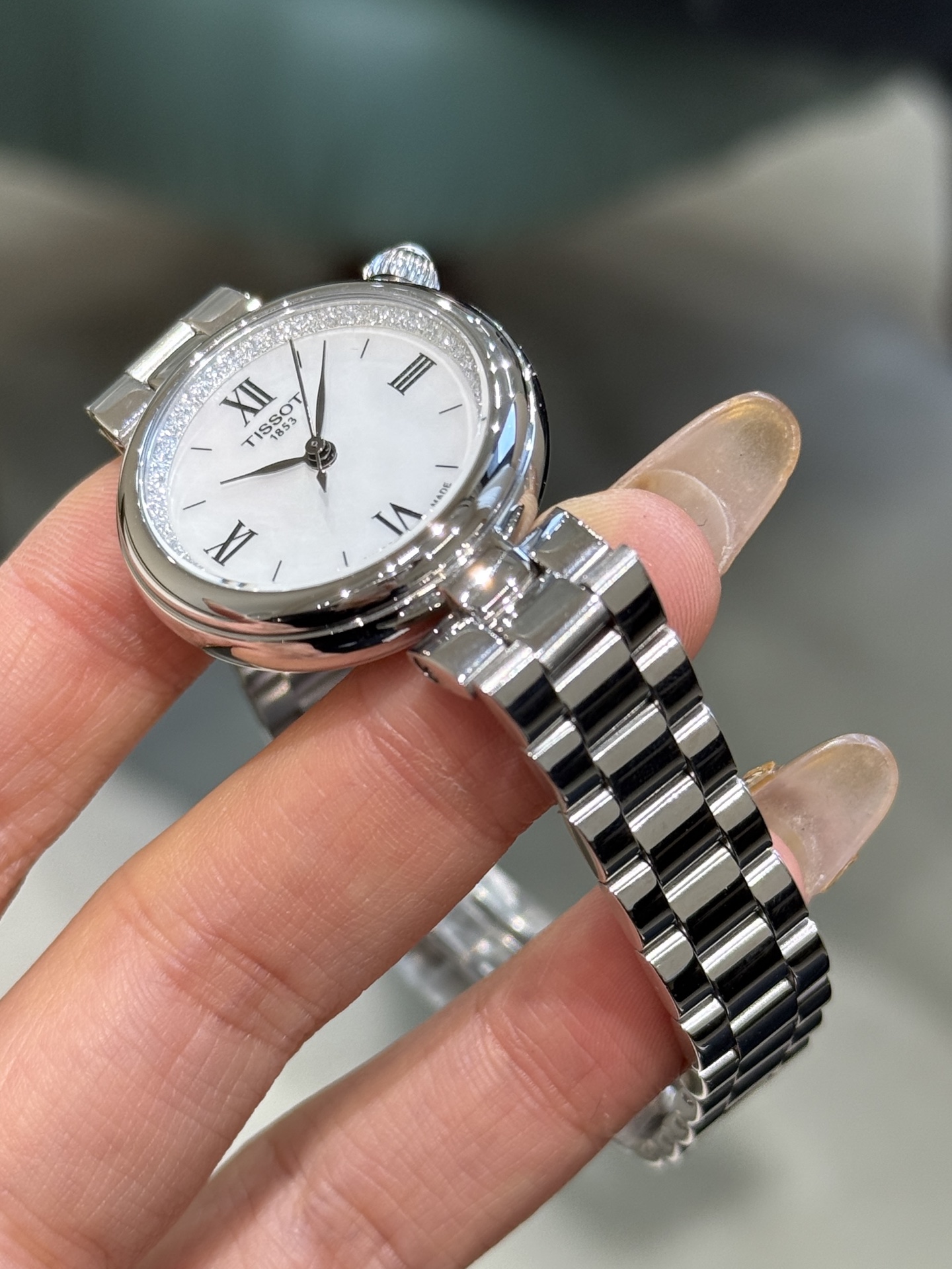 티쏘 T152 316 L 스틸 사파이어 쿼츠 여성 시계 레플리카 45552 Tissot 이미지 10