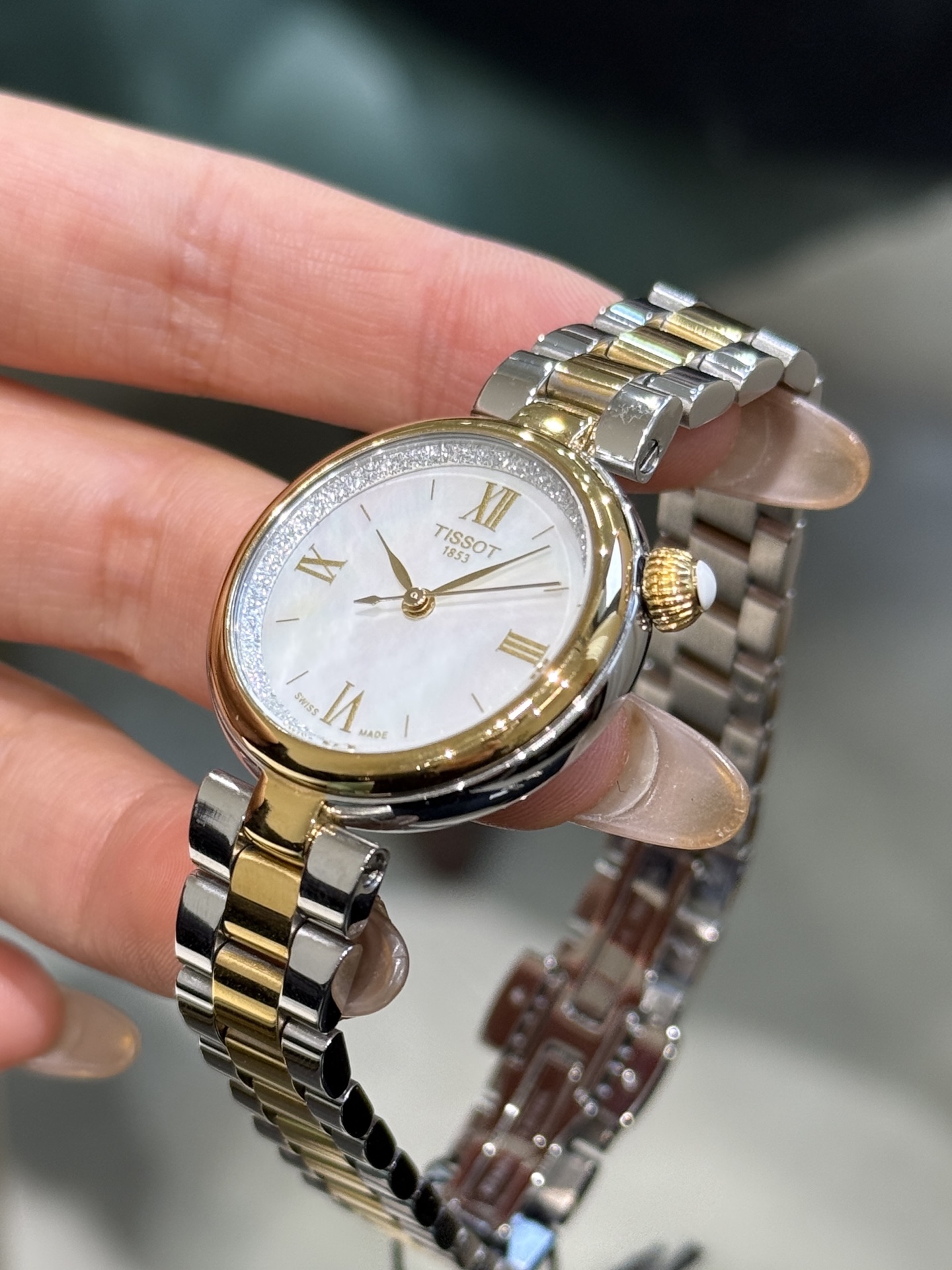 티쏘 T152 316 L 스틸 사파이어 쿼츠 여성 시계 레플리카 45552 Tissot 이미지 5
