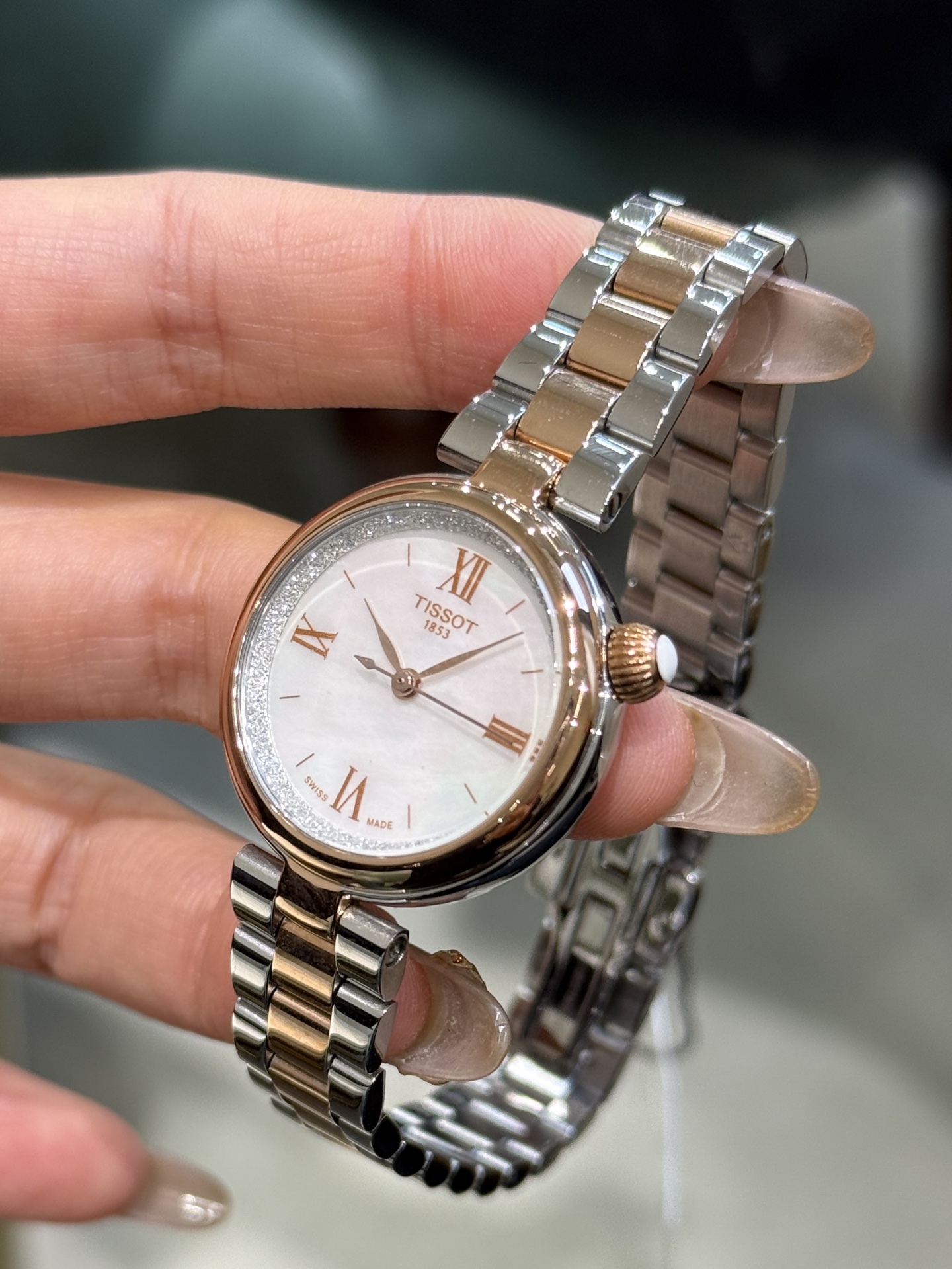 티쏘 T152 316 L 스틸 사파이어 쿼츠 여성 시계 레플리카 45552 Tissot 이미지 7