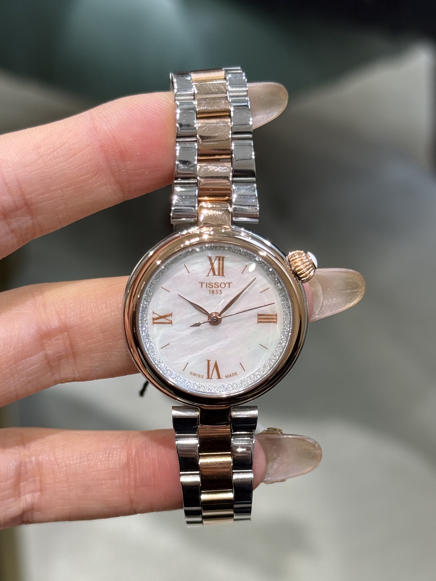 티쏘 T152 316 L 스틸 사파이어 쿼츠 여성 시계 레플리카 45552 Tissot 이미지 6