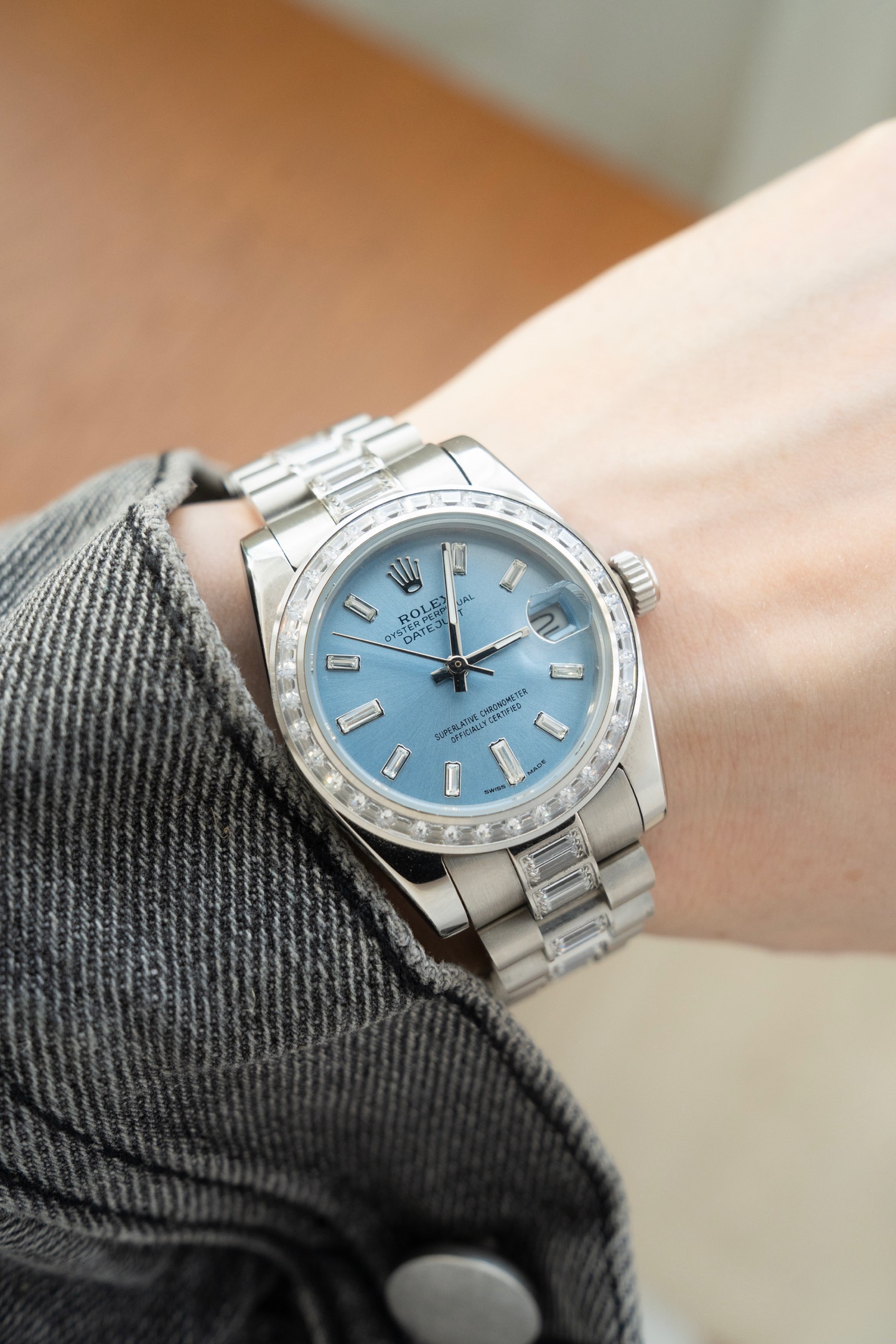 Rolex Lady-Datejust blue 28mm Women's Automatic