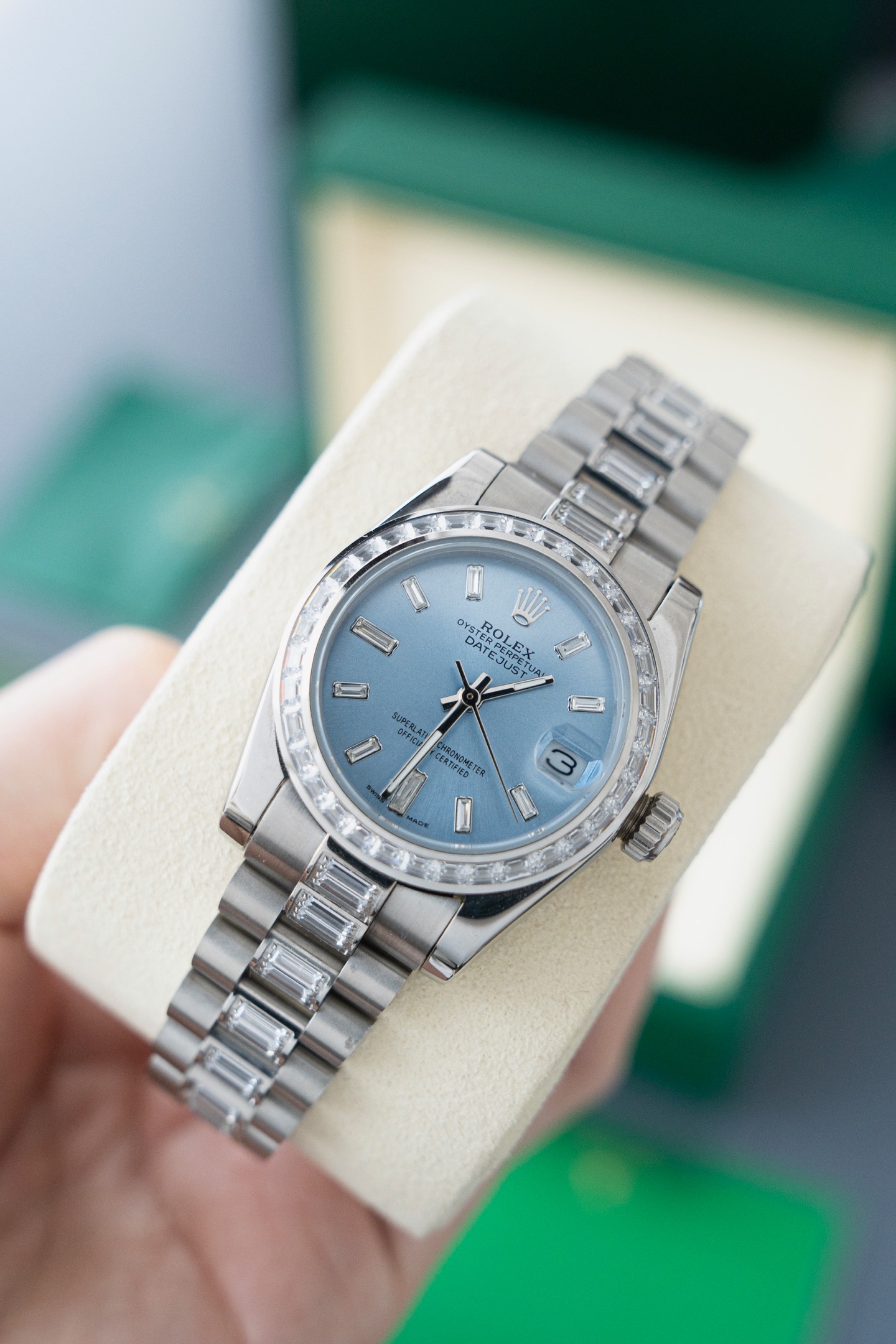 Rolex Lady-Datejust blue 28mm Women's Automatic