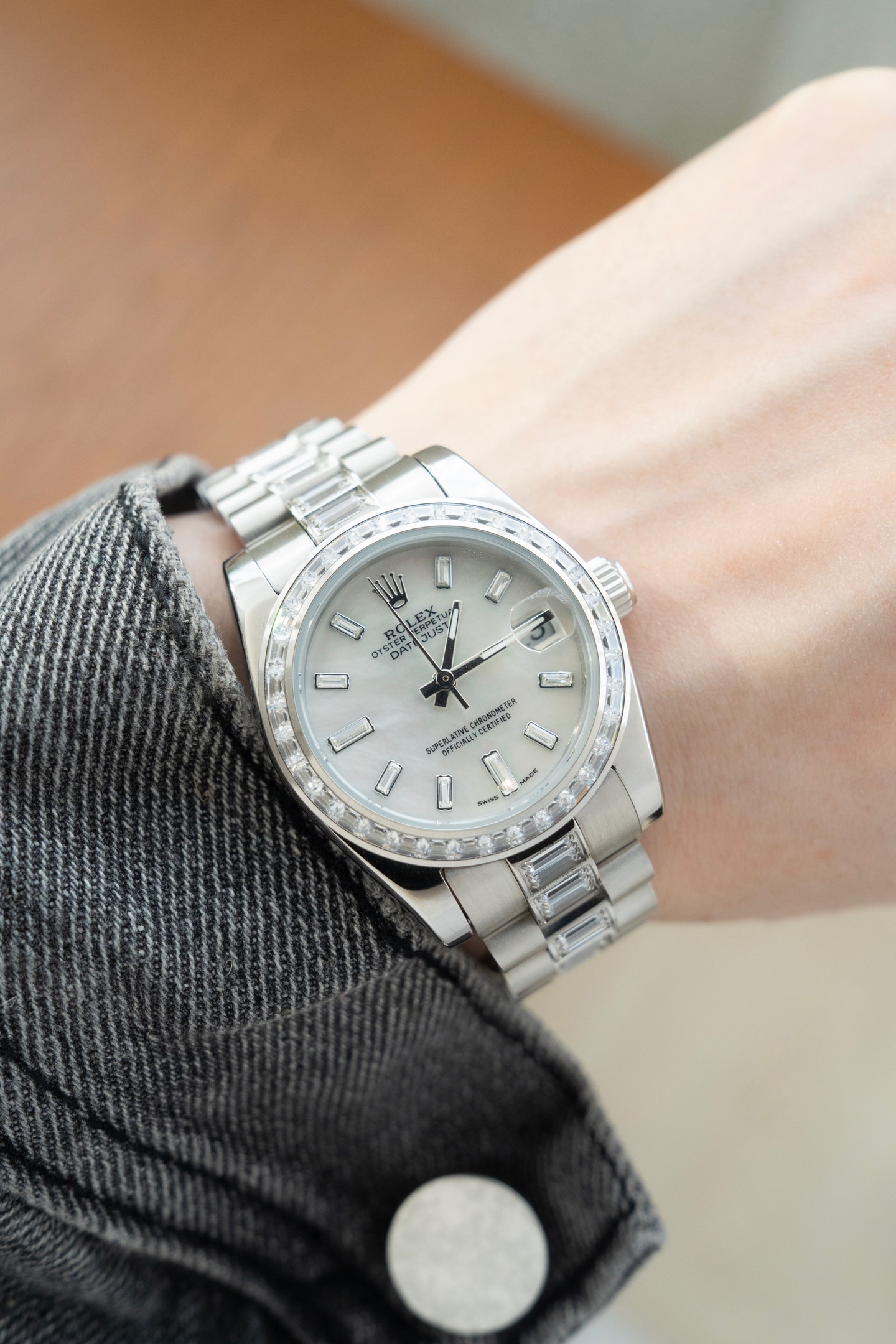 Rolex Datejust silver 28mm Women's Automatic