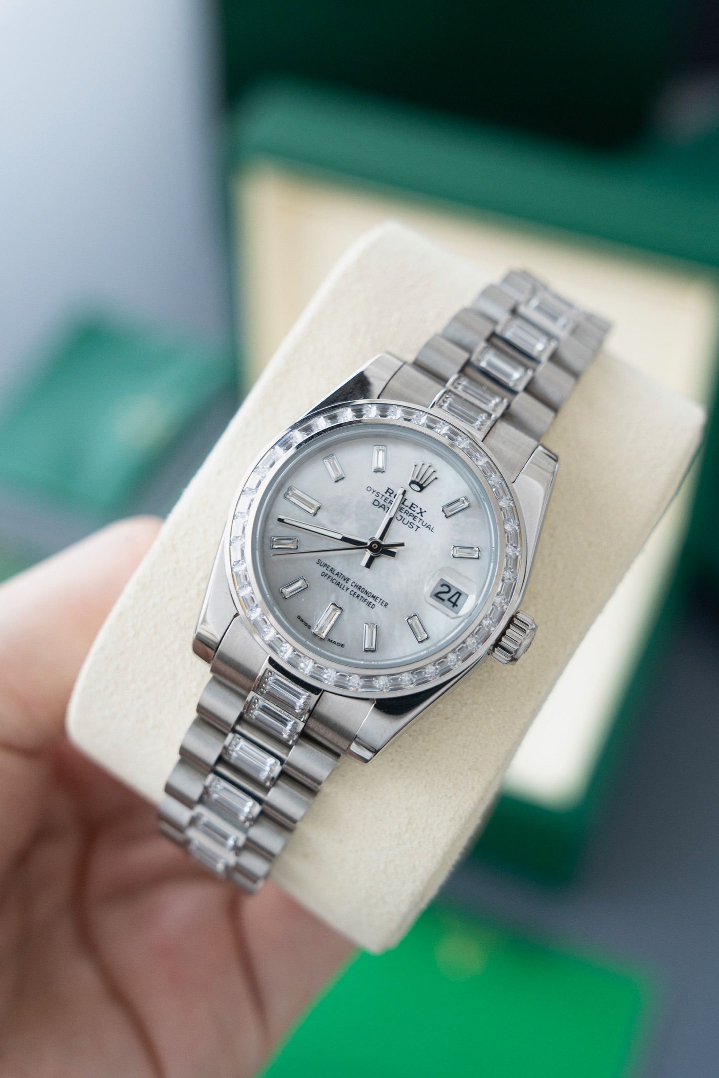 Rolex Datejust silver 28mm Women's Automatic