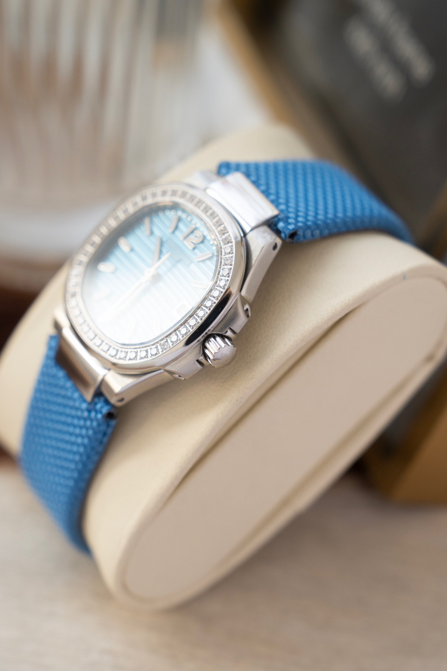 Patek Philippe Style White Leather Watches Watches Watches detail image 3 from source 765393