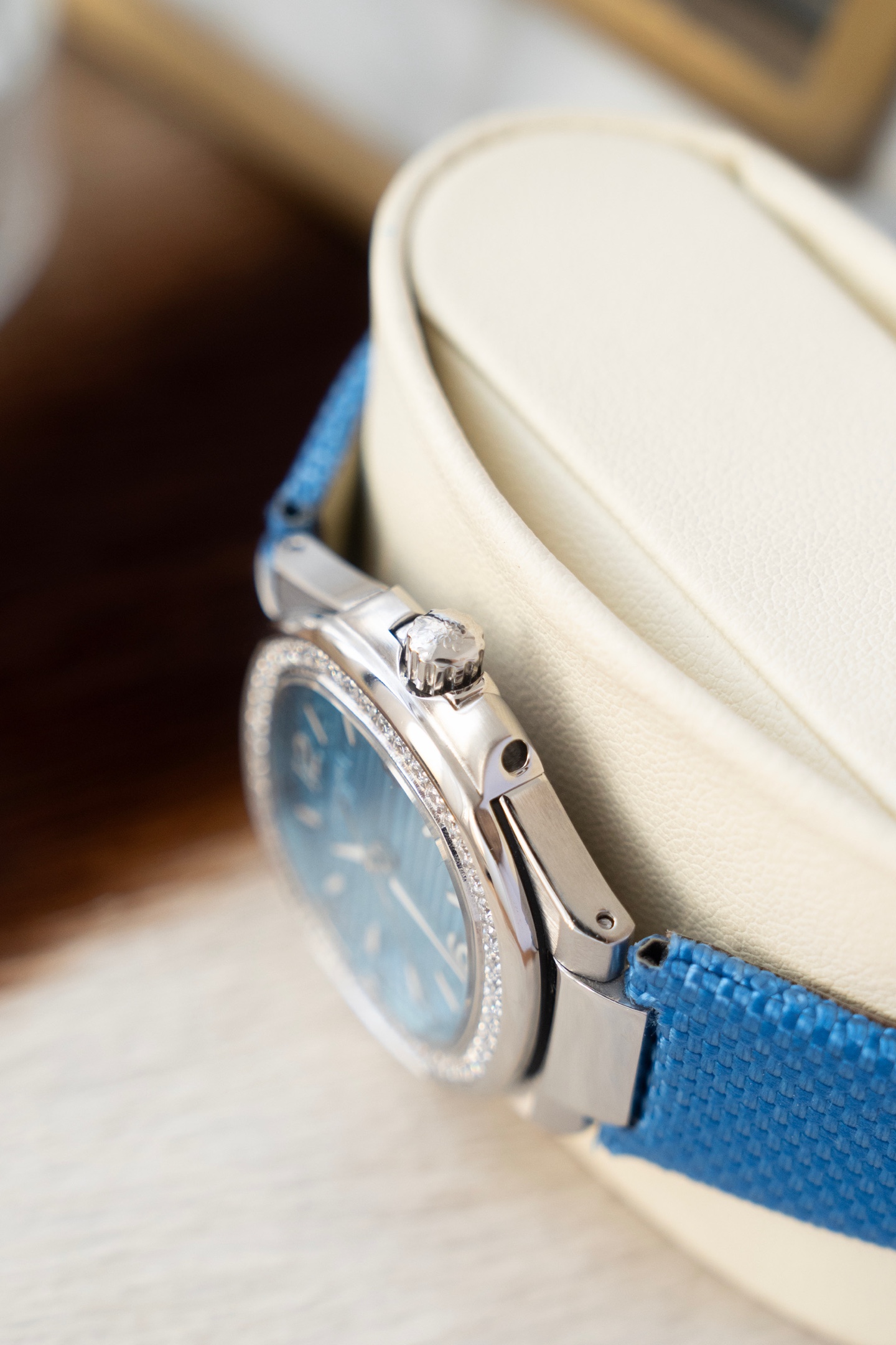 Patek Philippe Style White Leather Watches Watches Watches detail image 7 from source 765393
