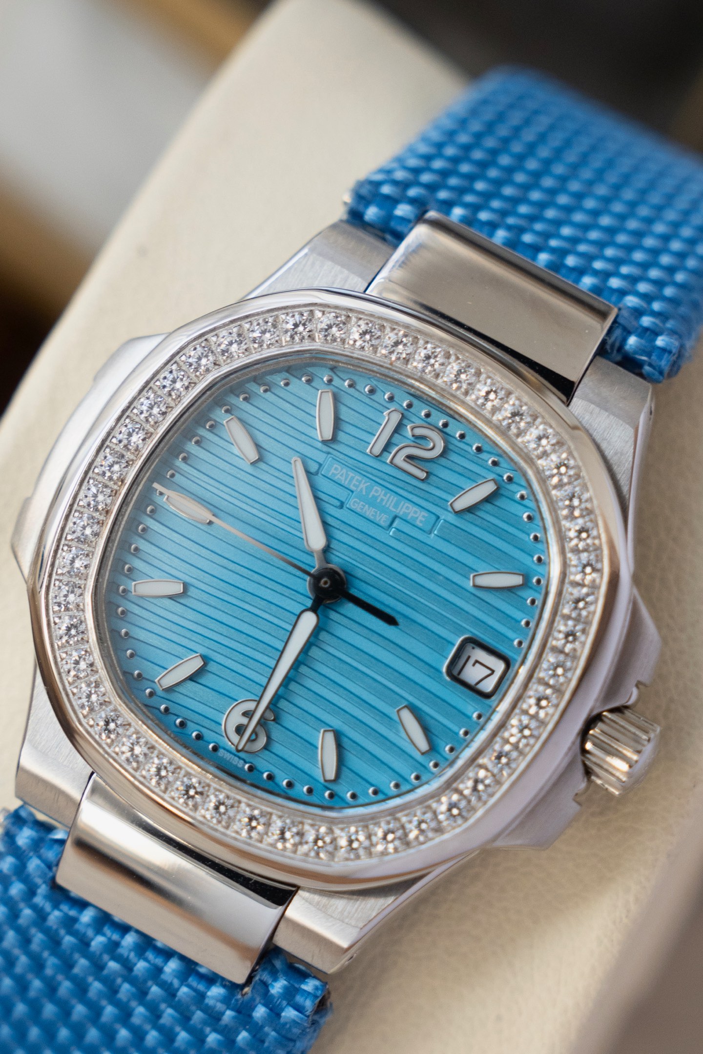 Patek Philippe（百达翡丽） Style White Leather Watches Lookbook Reference image 2