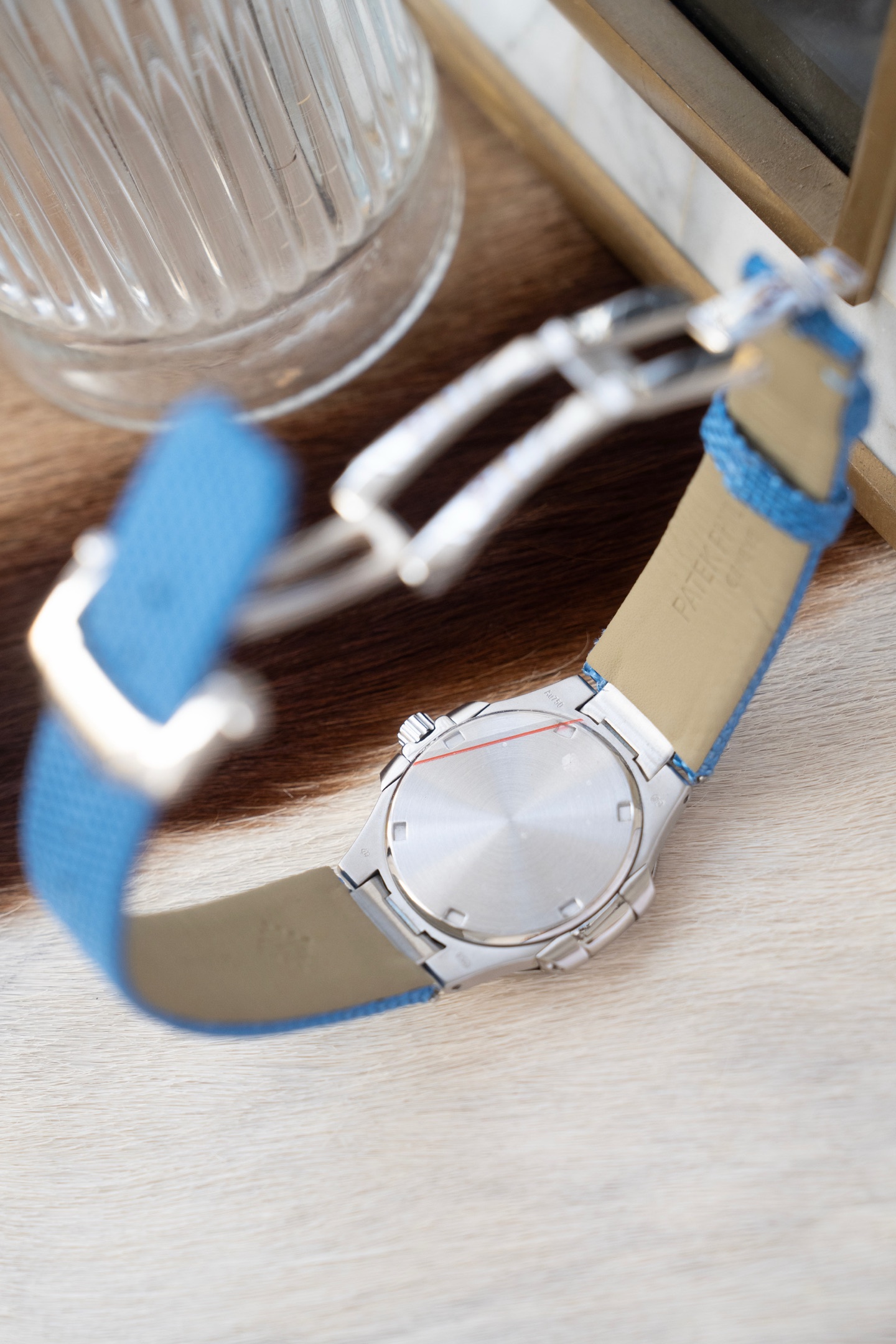 Patek Philippe Style White Leather Watches Watches Watches detail image 9 from source 765393