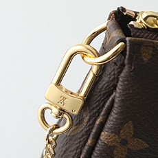 【顶级品质】 M58009 老花 本款Mini Pochette Accessoires手拿包采用柔软Monogram帆 【顶级品质】 M58009 老花 本款Mini Pochette Accessoires手拿包采用柔软Monogram帆