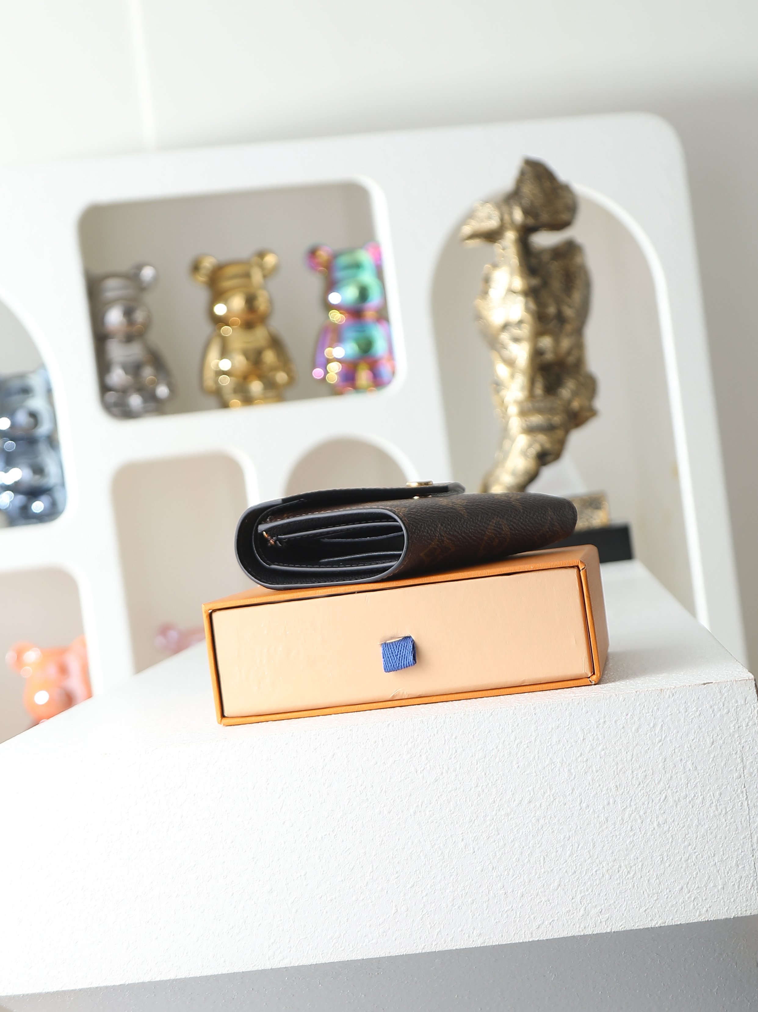 【顶级品质】M81557 拼色本款Victorine钱夹拼合Monogram和Monogram Reve