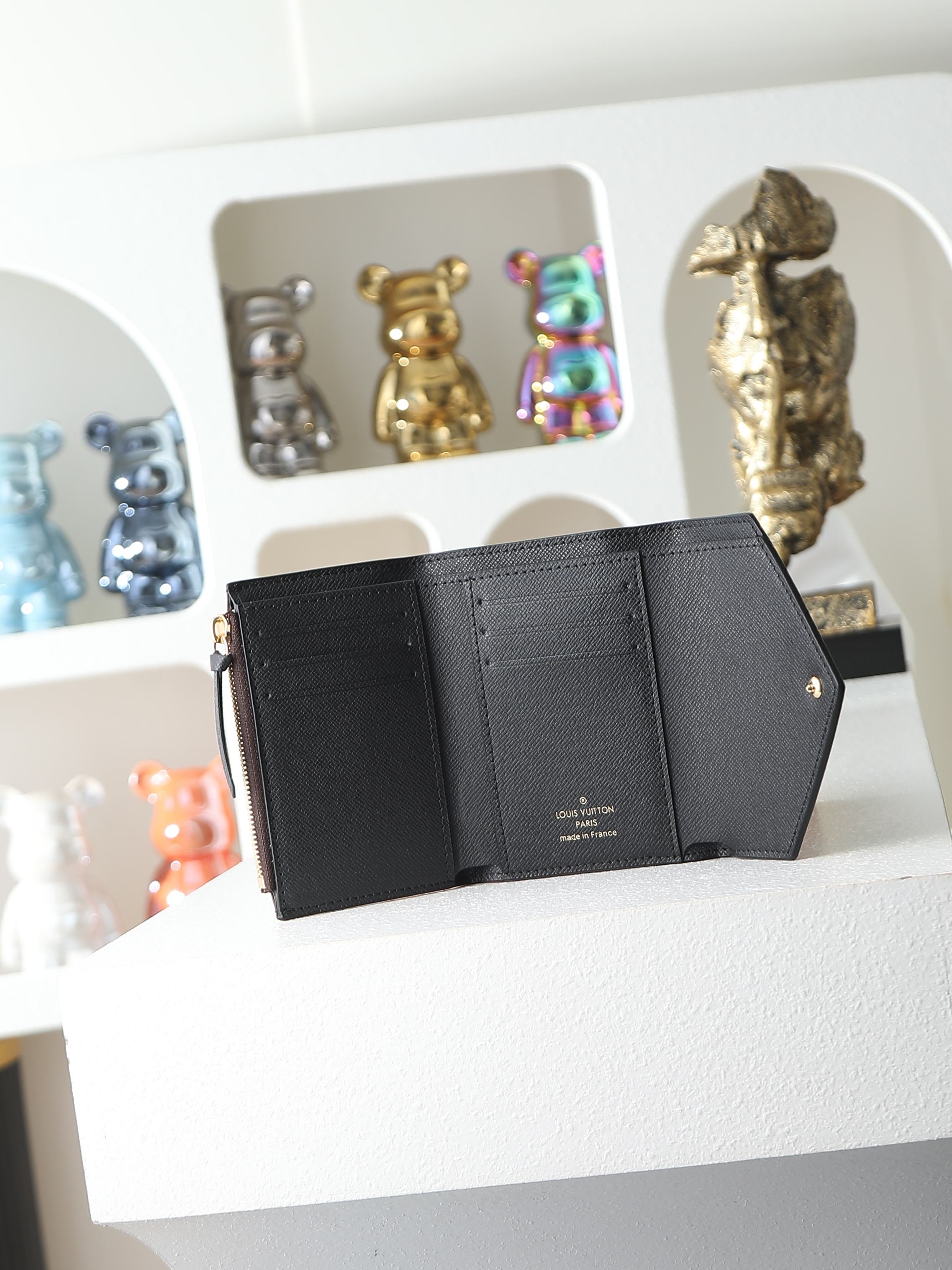 【顶级品质】M81557 拼色本款Victorine钱夹拼合Monogram和Monogram Reve