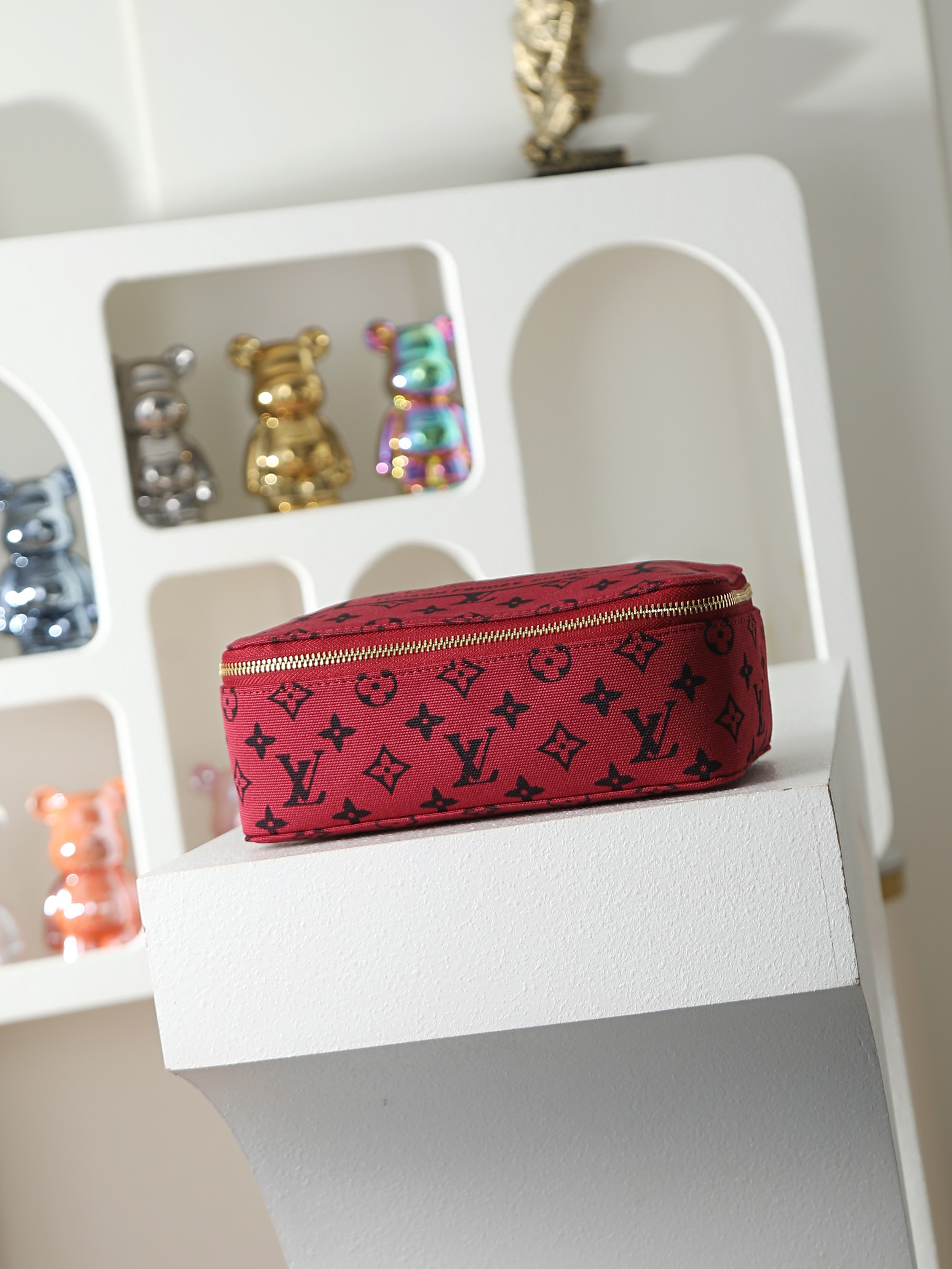 【顶级品质】M25789 酒红本款Packing Cube中号收纳包为Monogram锦纶包身搭配环绕式