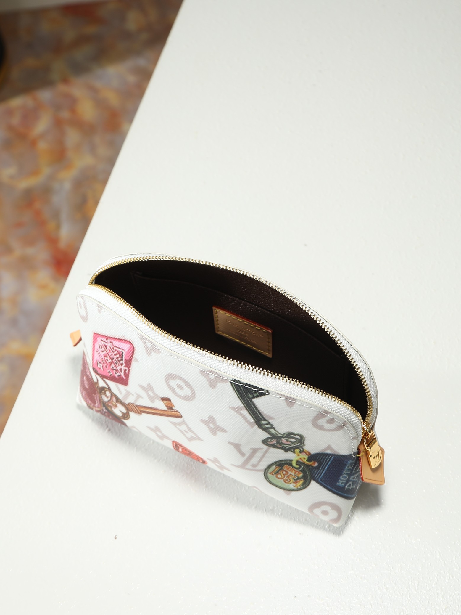 【顶级品质】M28956 印花本款Pochette Cosmetique小号化妆包采用Monogram 