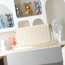 【顶级品质】M29741 LOUIS VUITTON Pochette Felicie品牌字母印花涂层帆 【顶级品质】M29741 LOUIS VUITTON Pochette Felicie品牌字母印花涂层帆