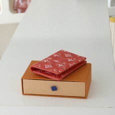 【顶级品质】M28622 橙色鲜艳的单体冰块用与画布同系色的皮革衬里完成的卡盒“Organizer de 【顶级品质】M28622 橙色鲜艳的单体冰块用与画布同系色的皮革衬里完成的卡盒“Organizer de