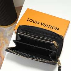 【顶级品质】 M80481 黑色 Zippy 拉链钱夹取材 Monogram Vernis 漆光小牛皮,以银色调的变幻令 【顶级品质】 M80481 黑色 Zippy 拉链钱夹取材 Monogram Vernis 漆光小牛皮,以银色调的变幻令