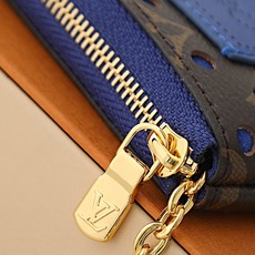 【顶级品质】 M29002 冲孔蓝 用Monogram Perfor Canvas材质重新诠释的卡片&钥匙包“Poche 【顶级品质】 M29002 冲孔蓝 用Monogram Perfor Canvas材质重新诠释的卡片&钥匙包“Poche