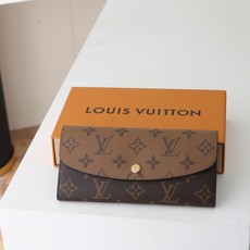 【顶级品质】 M82157 拼色 本款Emilie 钱夹释放 Monogram 帆布和 Monogram Reverse 【顶级品质】 M82157 拼色 本款Emilie 钱夹释放 Monogram 帆布和 Monogram Reverse