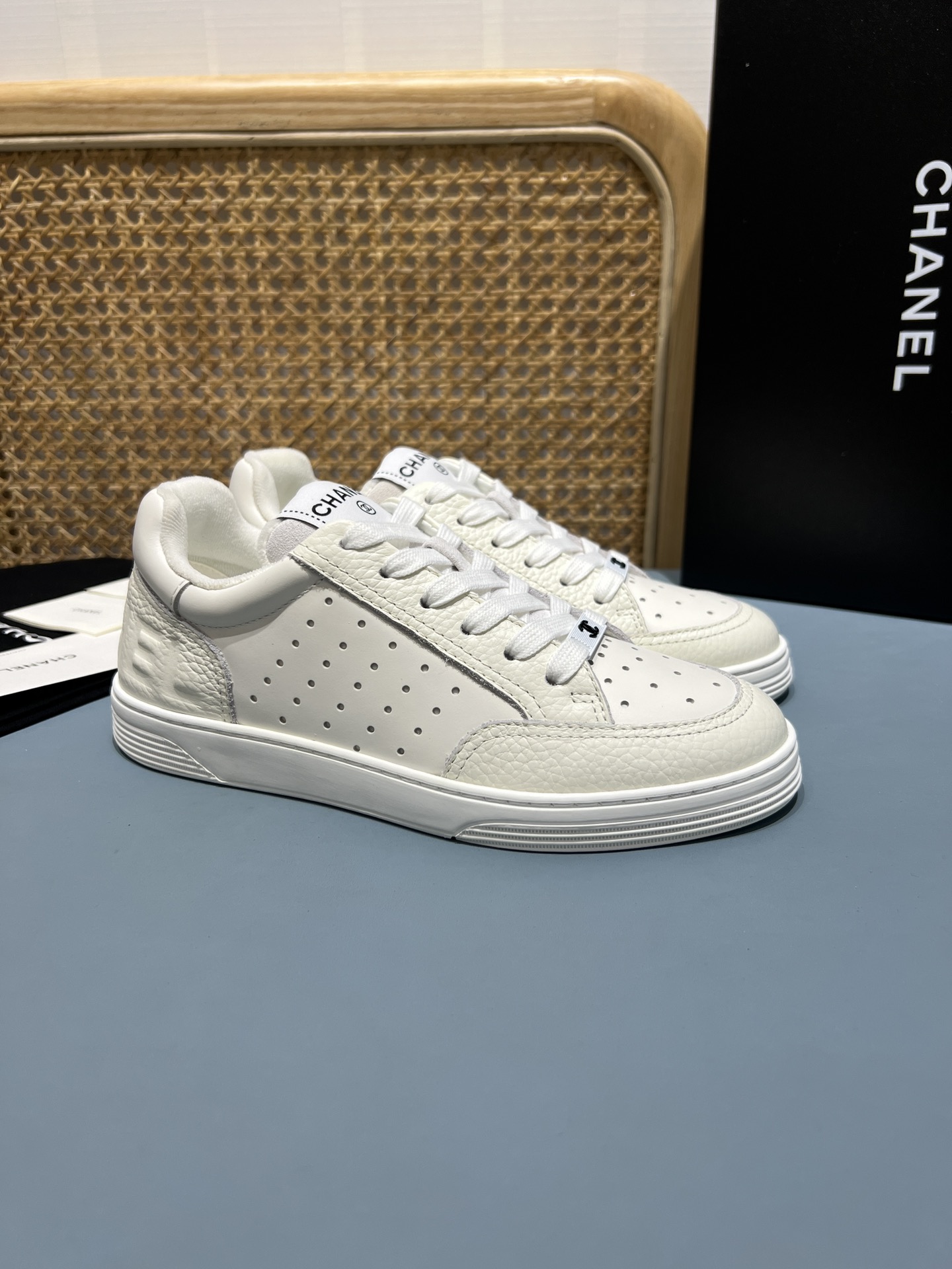 Chanel Haute Couture Classic Luxury Leather Shoe Loafer Shoes 6