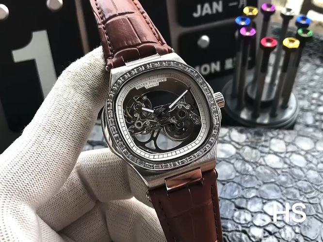Patek Philippe Nautilus Premium Men's Watch - Exquisite Skeleton Design 1 Patek Philippe Nautilus Premium Men's Watch - Exquisite Skeleton Design