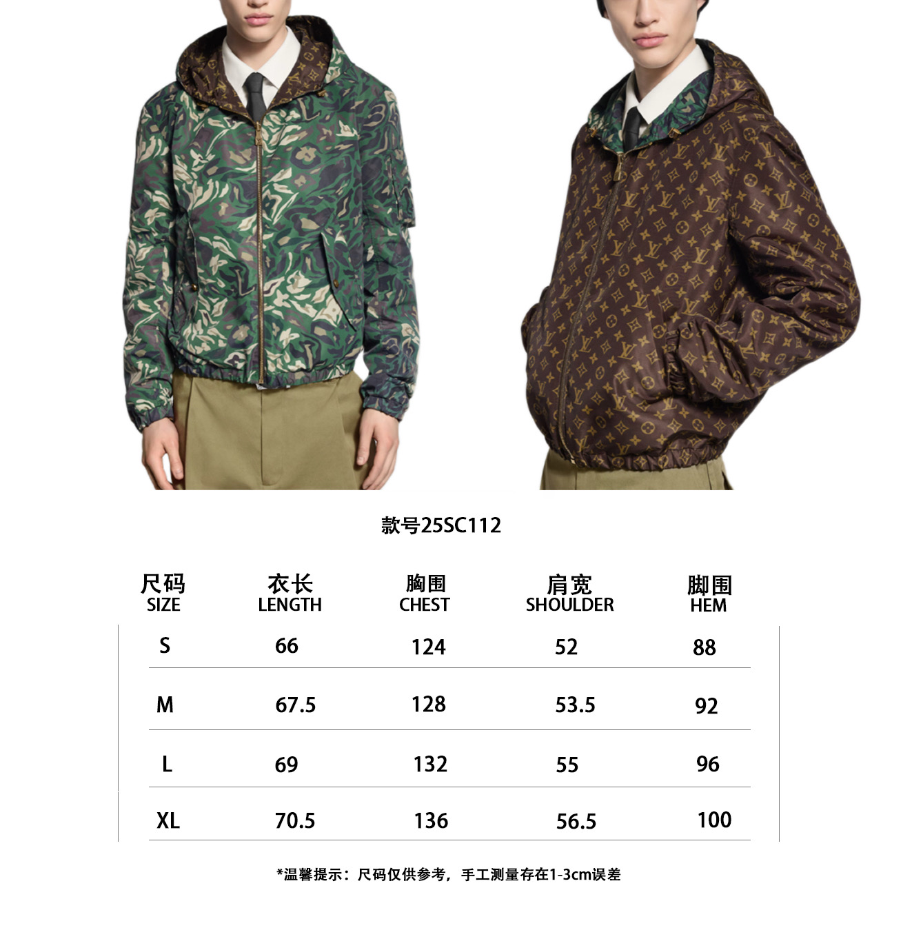 Louis Vuitton Reversible Monogram Camo Windbreaker Jacket - Limited Edition 24 i1755566116723 8339 0 8