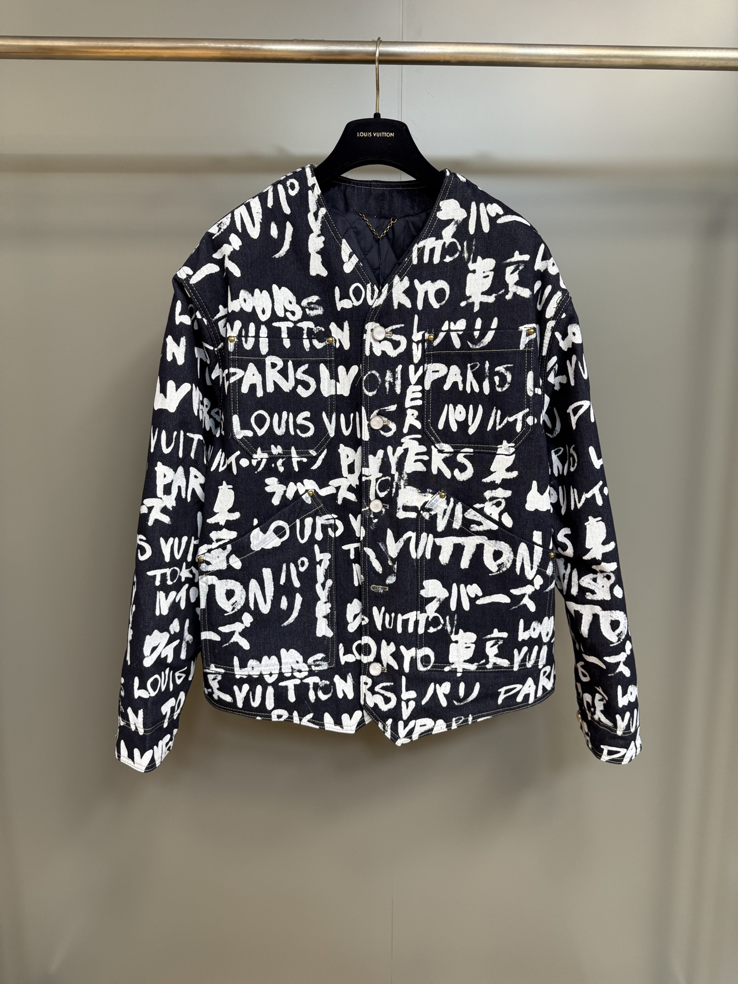 Louis Vuitton Scribble Denim Jacket - Pharrell Williams x Nigo 2025 Collection 2 i1757346607960 8390 0 0