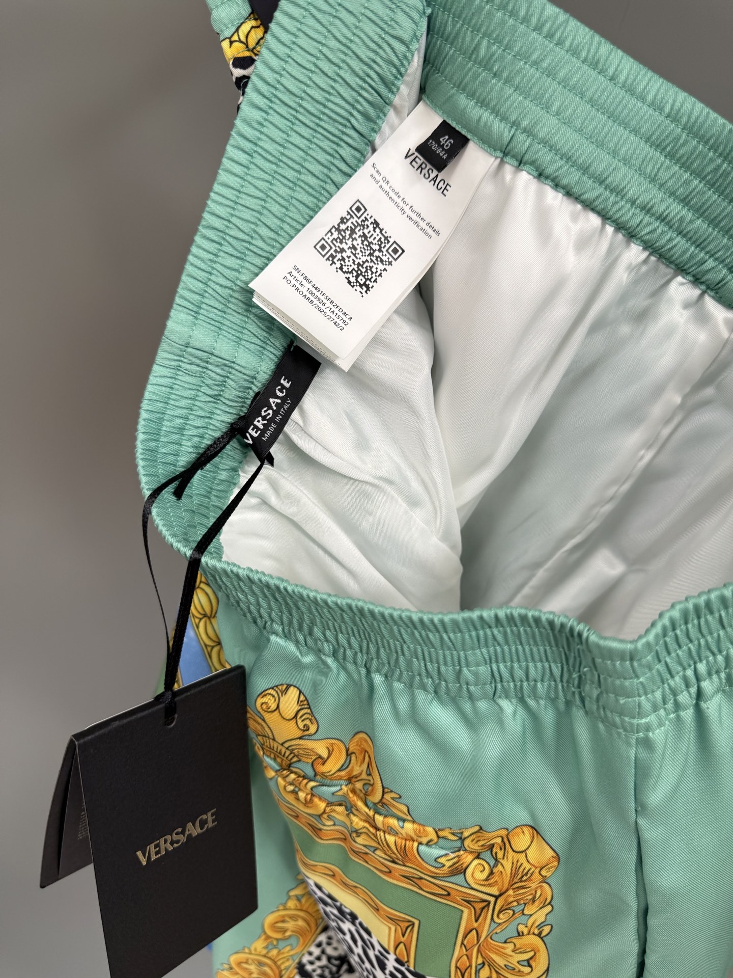 Versace Men's Printed Silk Shirt & Shorts Set - Stylish Summer Outfit 8 i1759593345762 3578 0 6