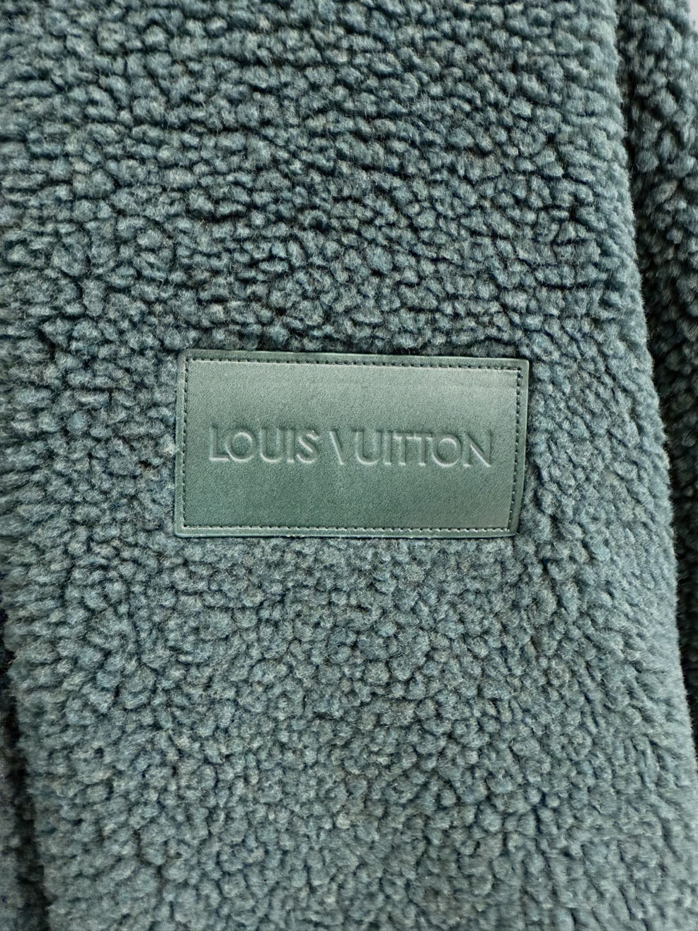 Louis Vuitton Teddy Jacket Coat with Monogram Jacquard and Logo Patch 7 i1759852537558 3004 0 5