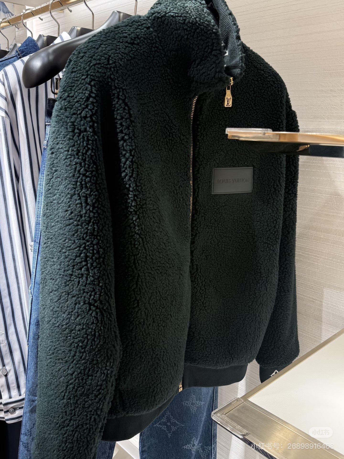 Louis Vuitton Monogram Jacquard Teddy Jacket for Men - Stylish & Warm 3 i1759852752805 4740 0 1