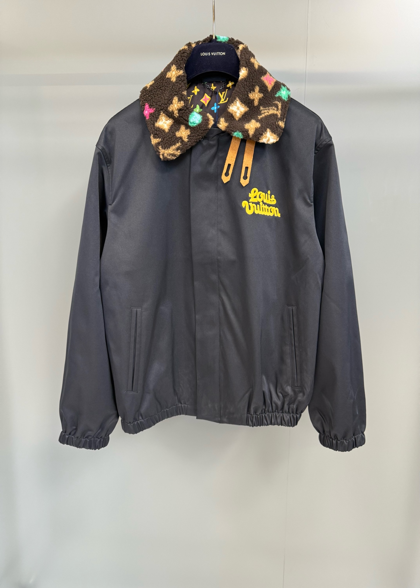 Louis Vuitton Men's Early Autumn Jacket with Suede Collar & Cotton Blend 1 i1760017161706 8366 0 0